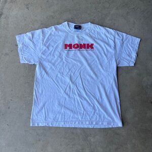 Monk Adrian Monk y2k 2000s “obsessive Compulsive detective” Promo tee shirt Mens